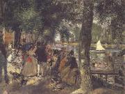 Pierre Renoir La Grenouilliere painting